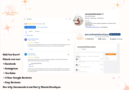 Ultimate Spending Bucket Tracker - by Savvy Sheets Boutique