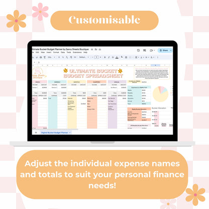 Savvy Sheets Boutique - Ultimate Bucket Budget Spreadsheet