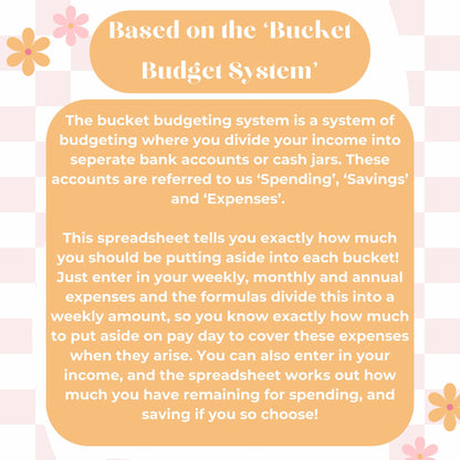 Ultimate Bucket Budget Spreadsheet - by Savvy Sheets Boutique