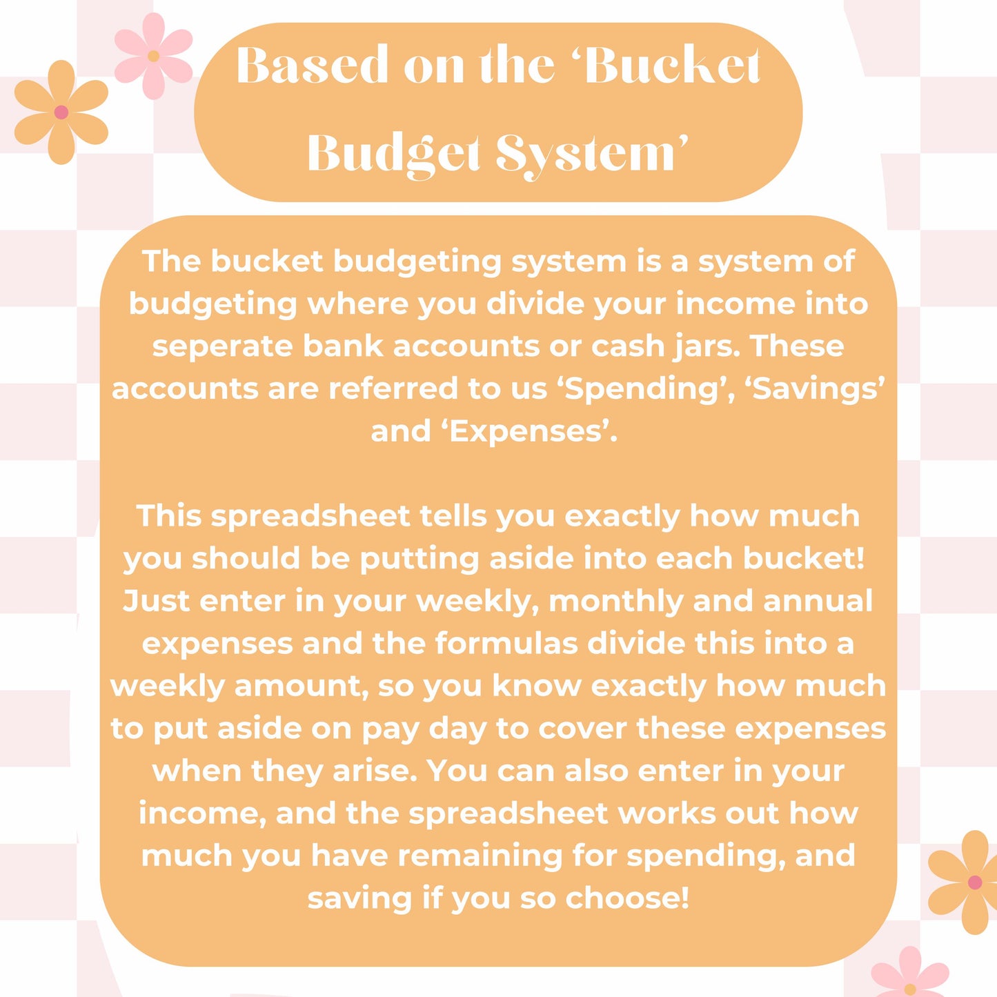 Savvy Sheets Boutique - Ultimate Bucket Budget Spreadsheet