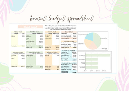 Weekly/Biweekly Budget Spreadsheet - Google Sheets Instant Download